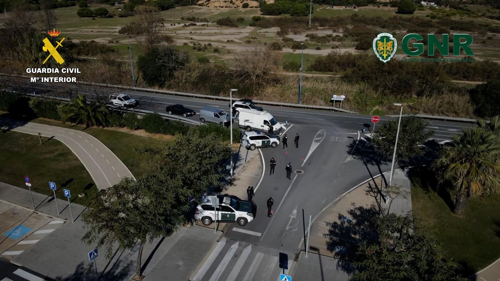 Uno de los controles realizados por la Guardia Civil en la provincia.