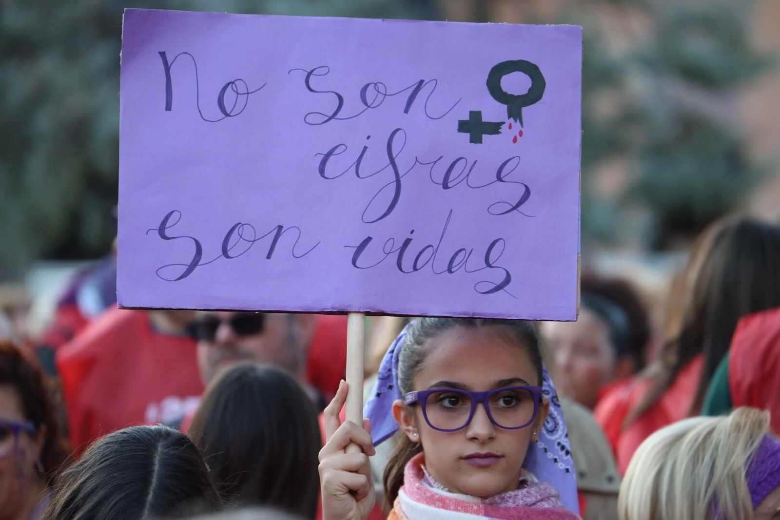 La manifestación del 25N en Córdoba, en imágenes