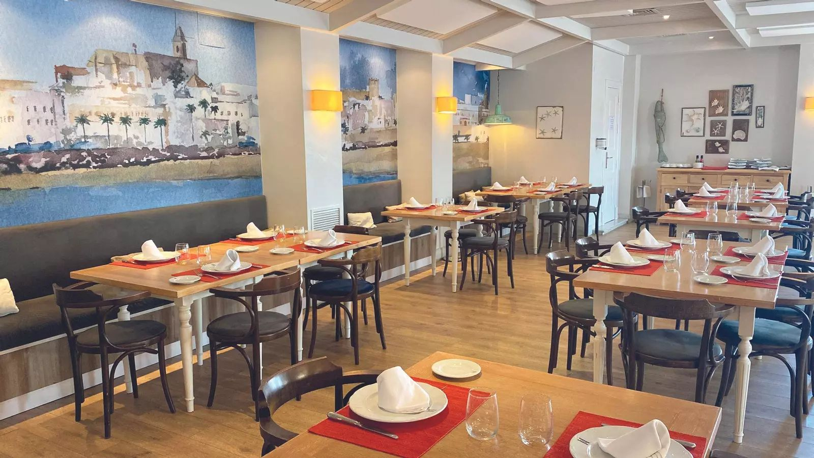 Interior de este restaurante.