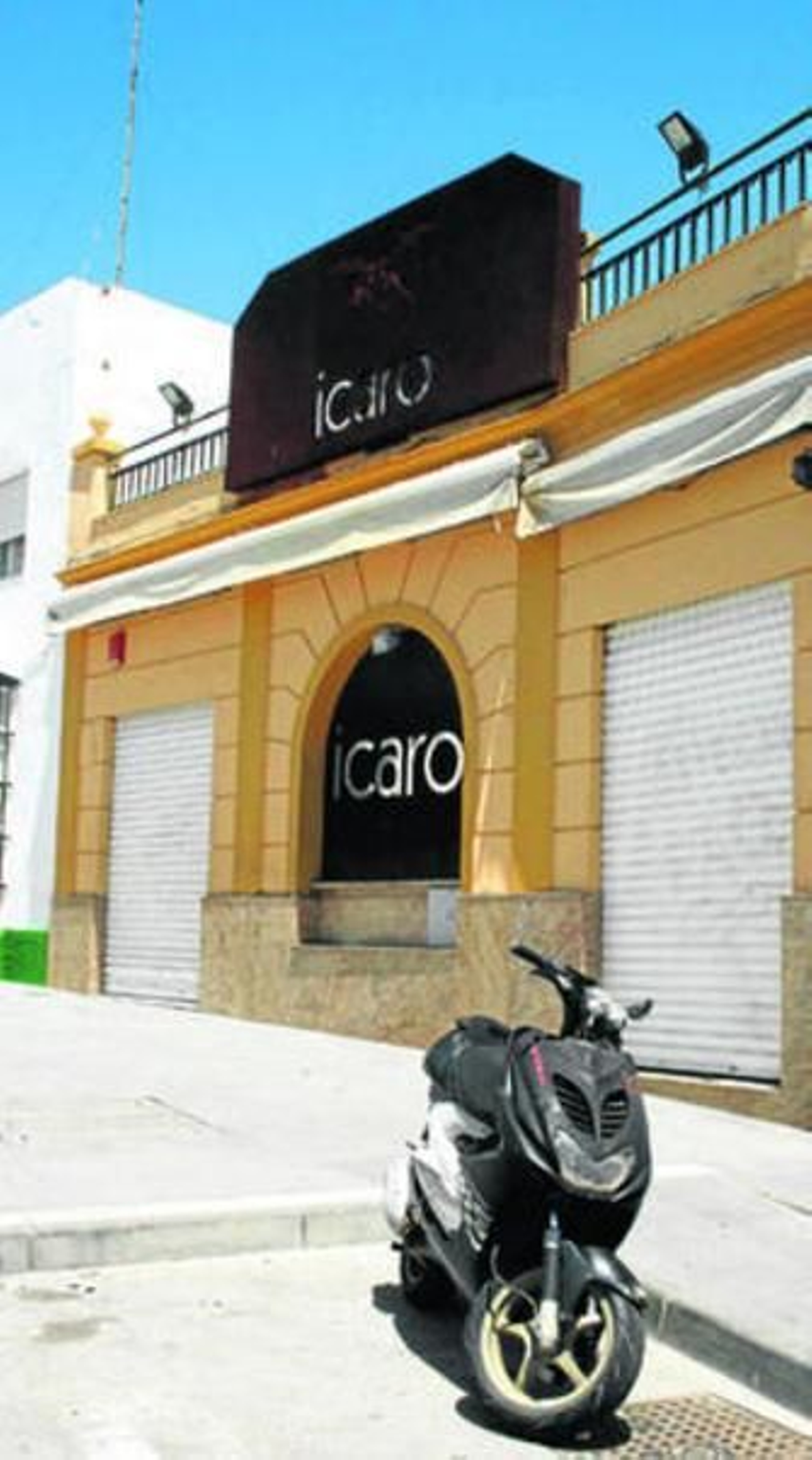 Fachada de la Discoteca Ícaro, en una imagen de archivo.