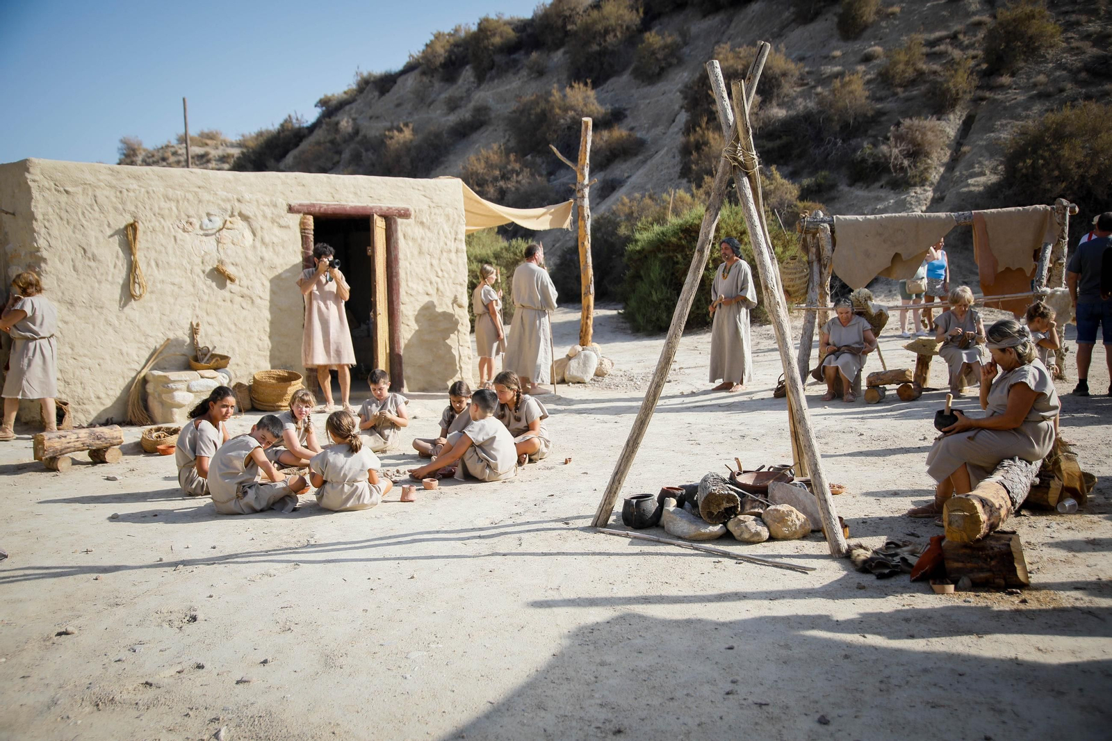 Así se ha vivido la segunda recreación histórica de la cultura argárica en Antas