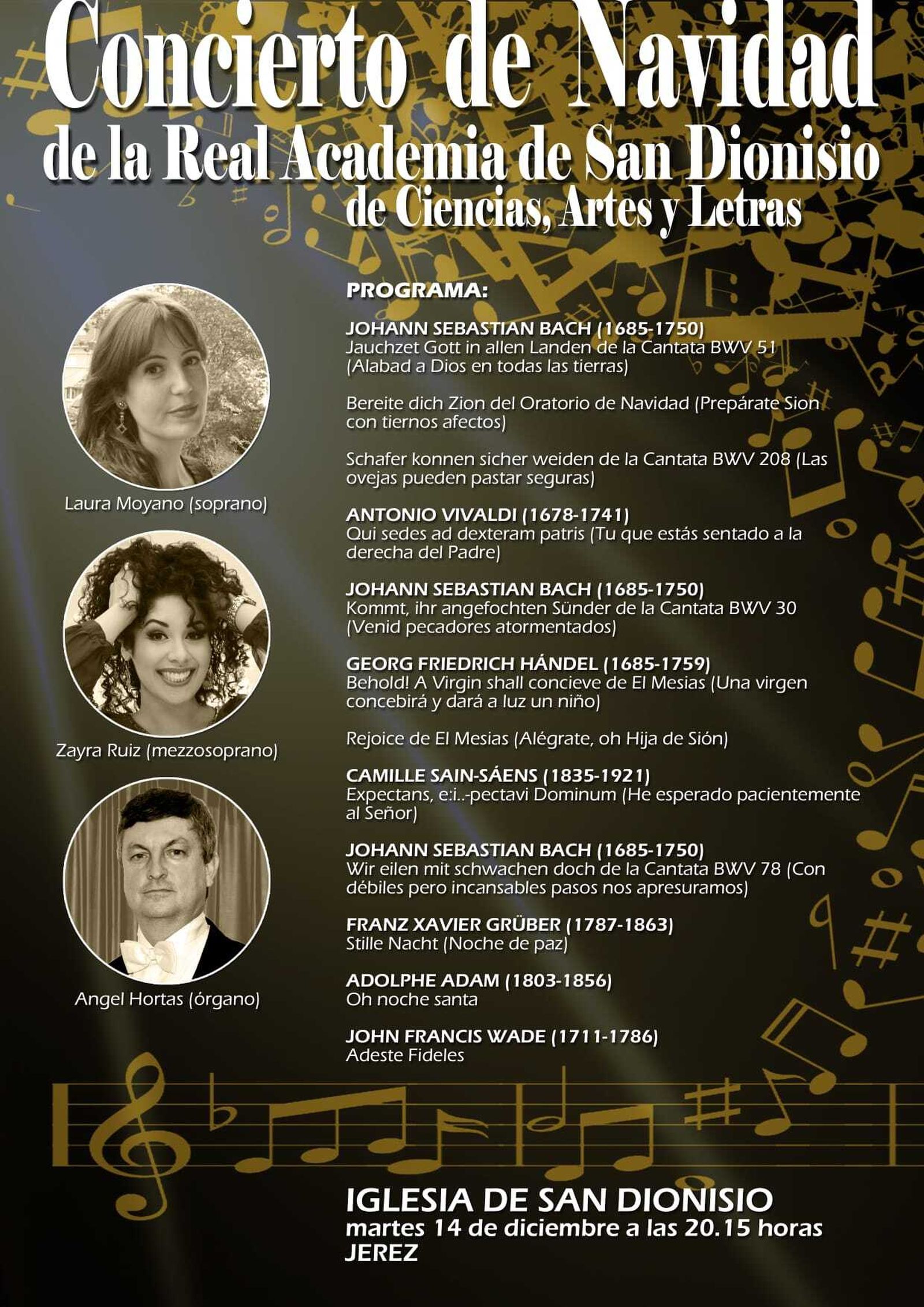 Cartel del concierto.