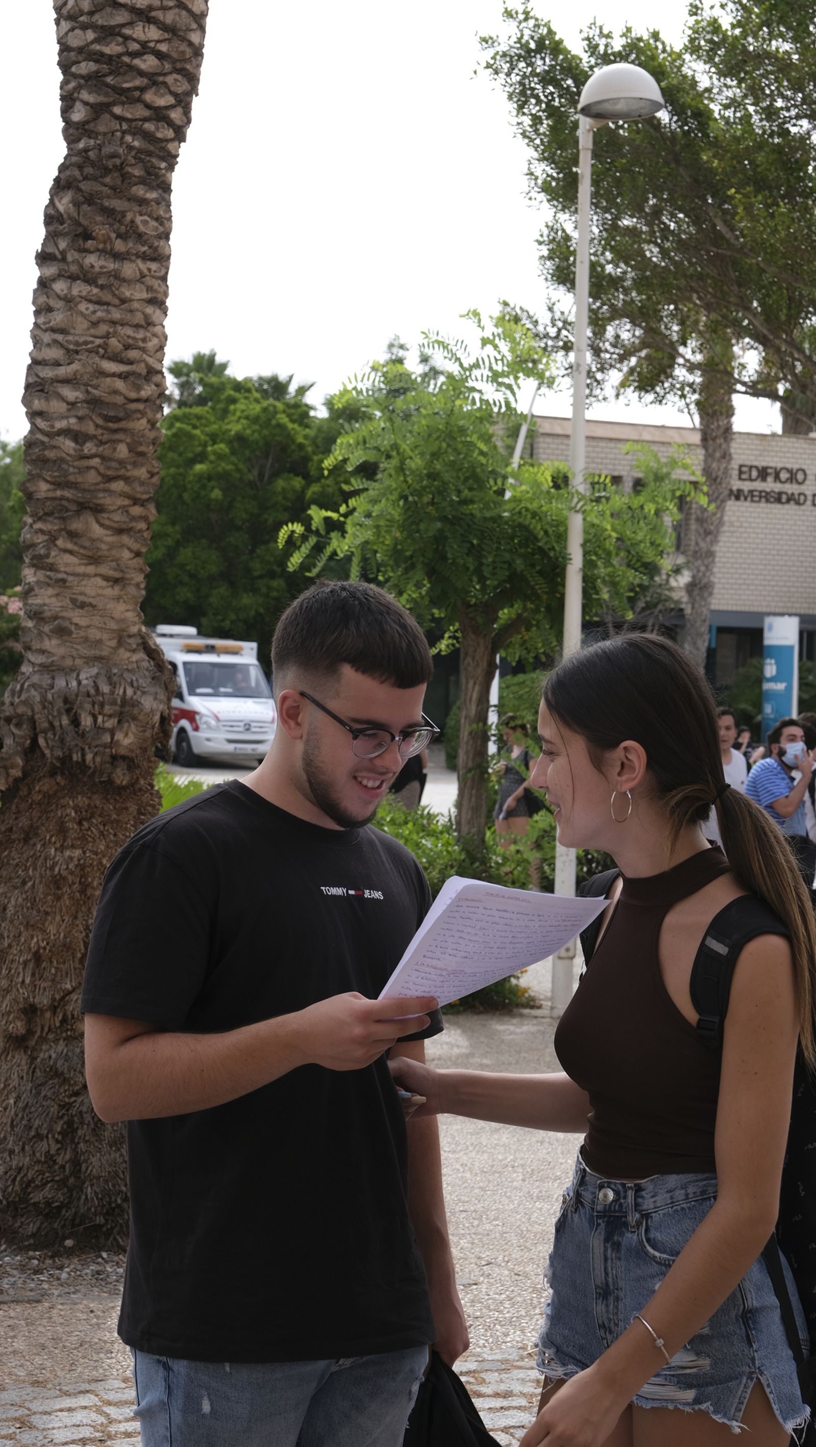 Imágenes de las pruebas de acceso de la PEvAU en la Universidad de Almería