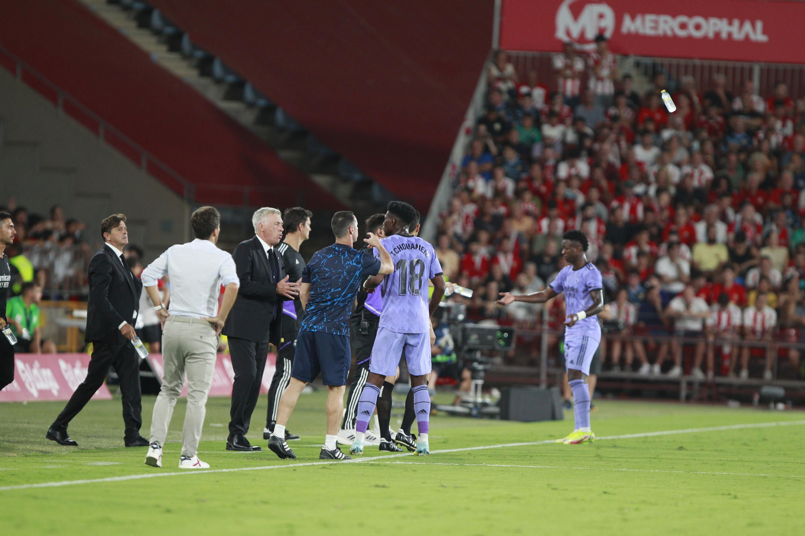 Imágenes del partido U.D. Almería-Real Madrid C.F. de la Liga Santander