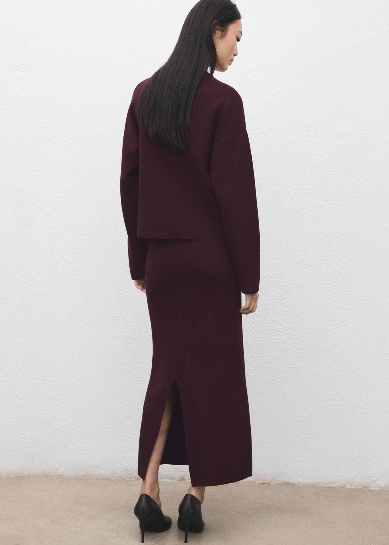 Falda lápiz de Mango.