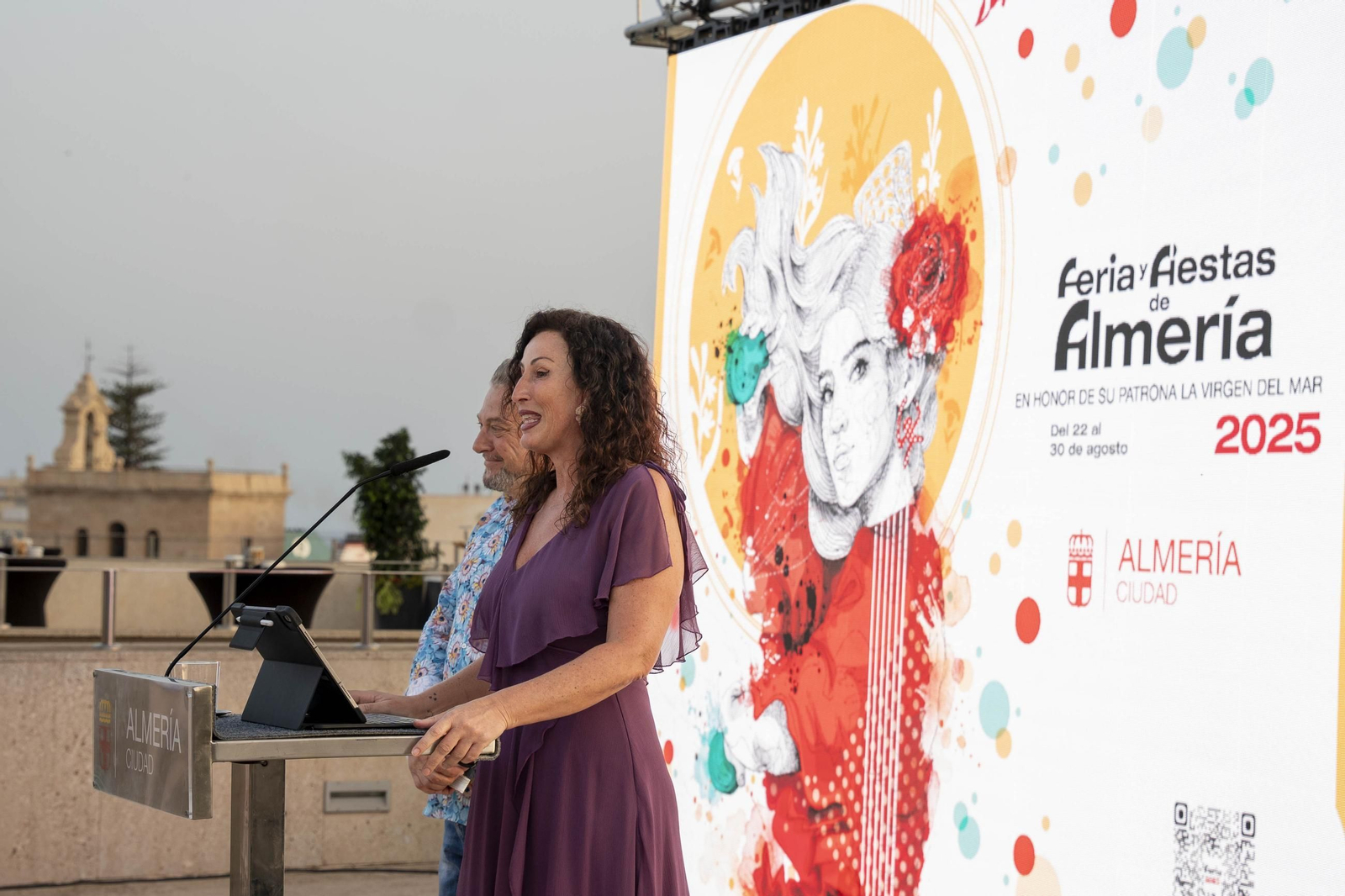 Las imágenes de la presentación de la Feria de Almería 2025 en honor de la Virgen del Mar