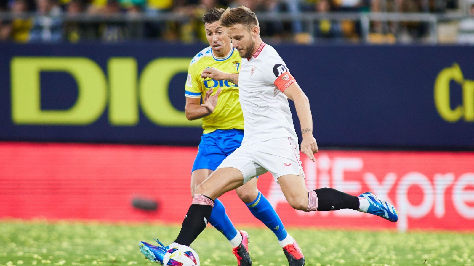 Rakitic, protagonista por su gol en el último Sevilla-Cádiz