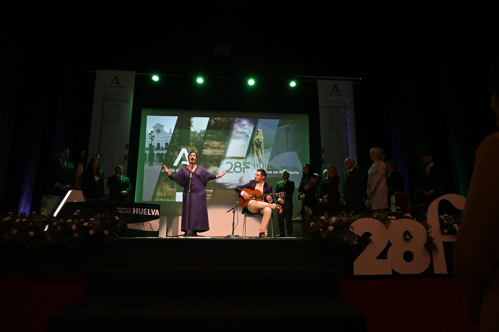 Premios de las Banderas de Andalucía en Huelva, en imágenes