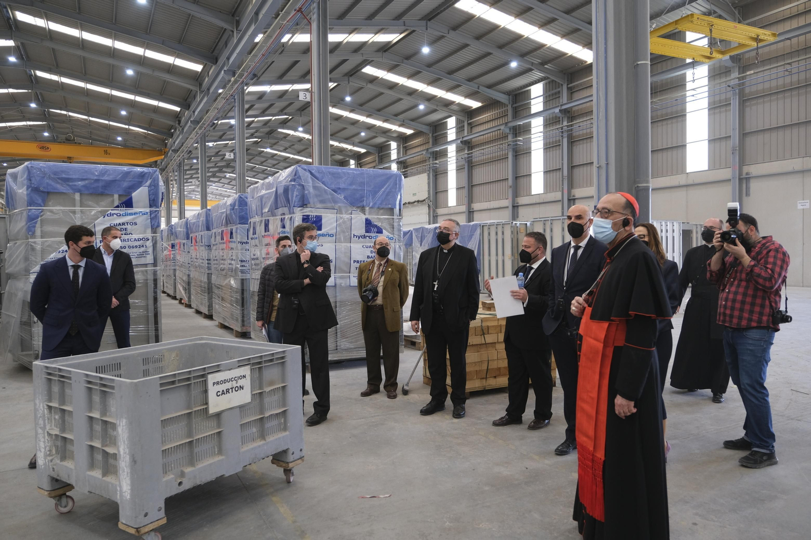 Bendición de las instalaciones de Hydrodiseño, en Huércal Overa (Almería)