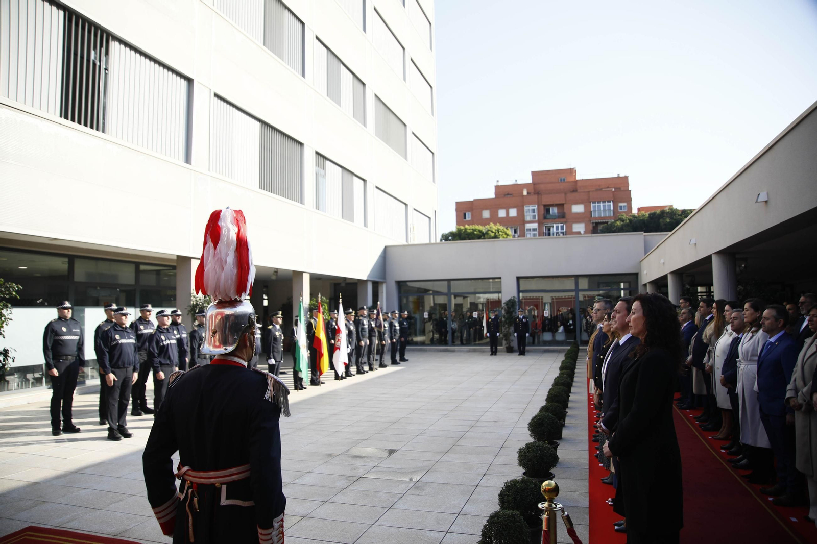 Las imágenes del acto institucional de la Policía Local de Almería con motivo de la festividad de su patrón, San Esteban