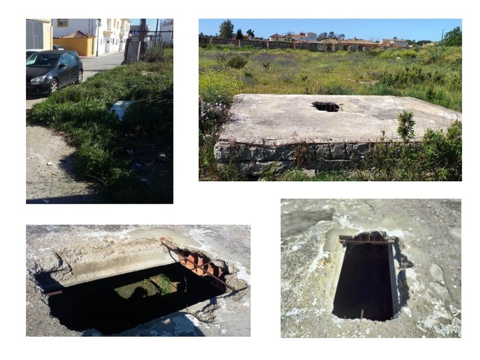 Estado del pozo de Las Nieves.