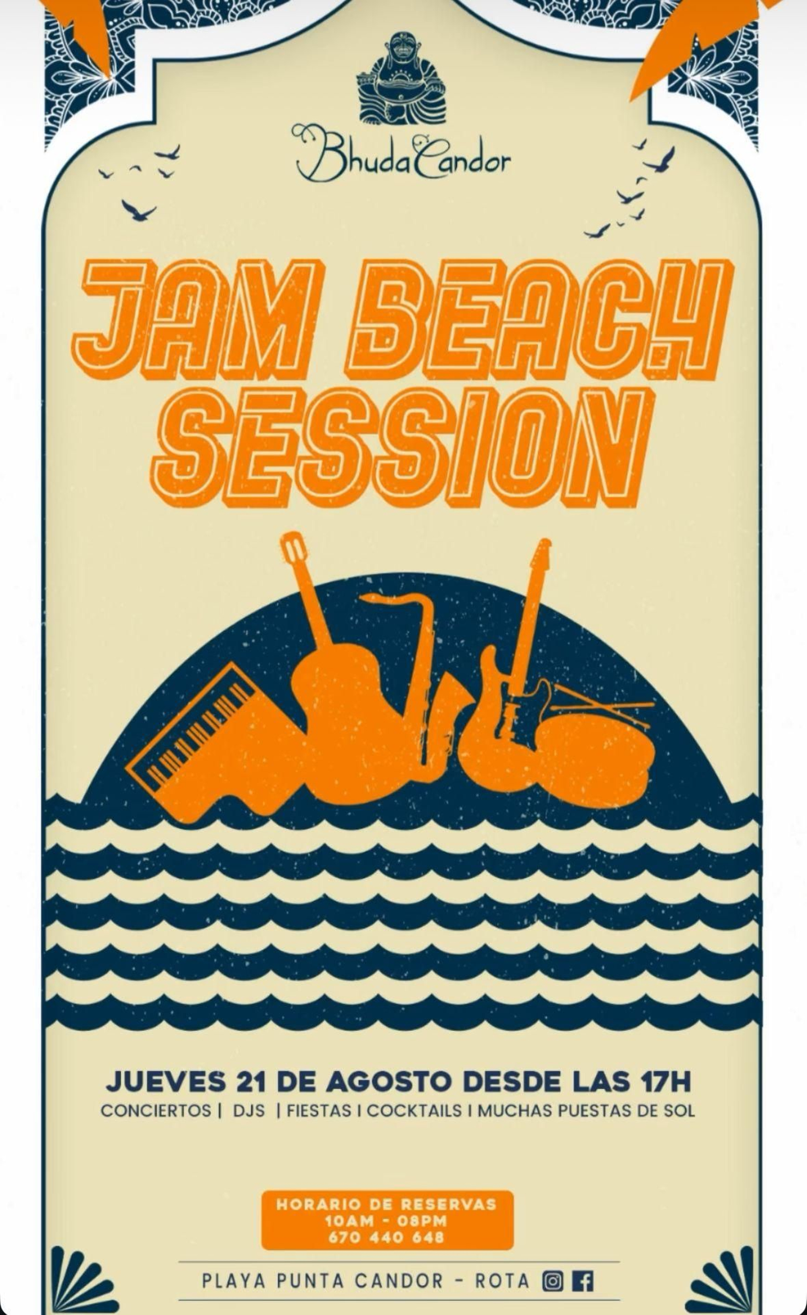 Jam Beach Session, en Bhuda Candor. Rota.