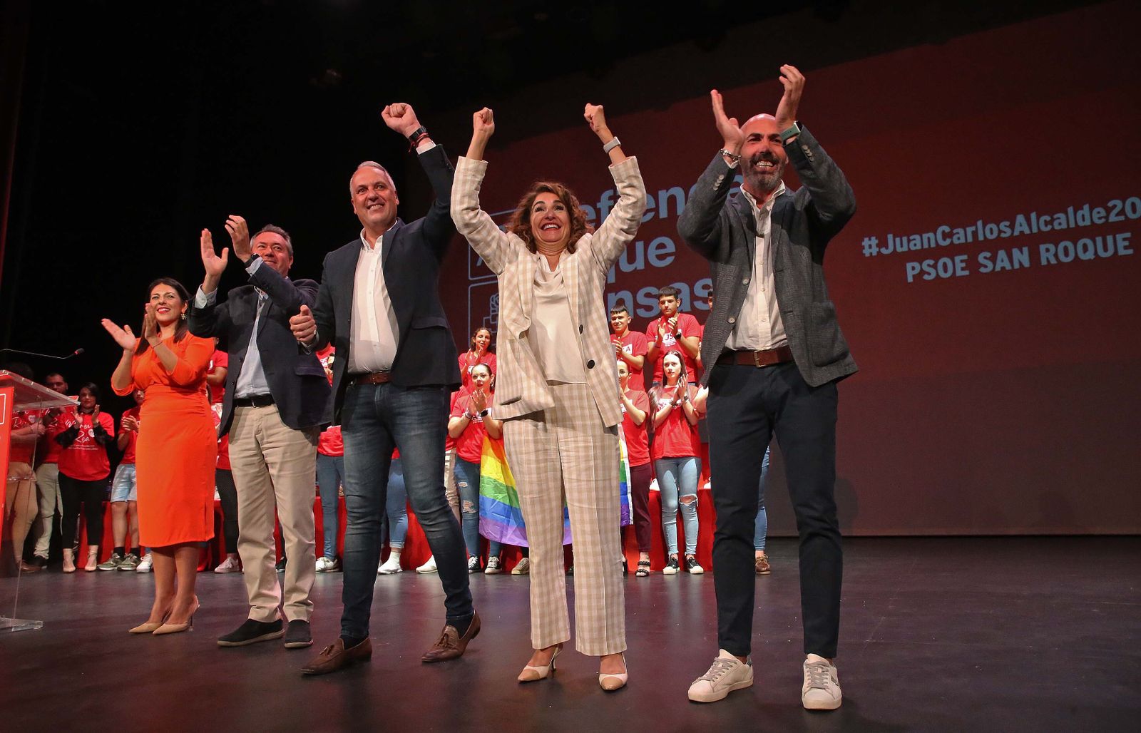 Fotos de la presentación de Juan Carlos Ruiz Boix como candidato a la Alcaldía de San Roque