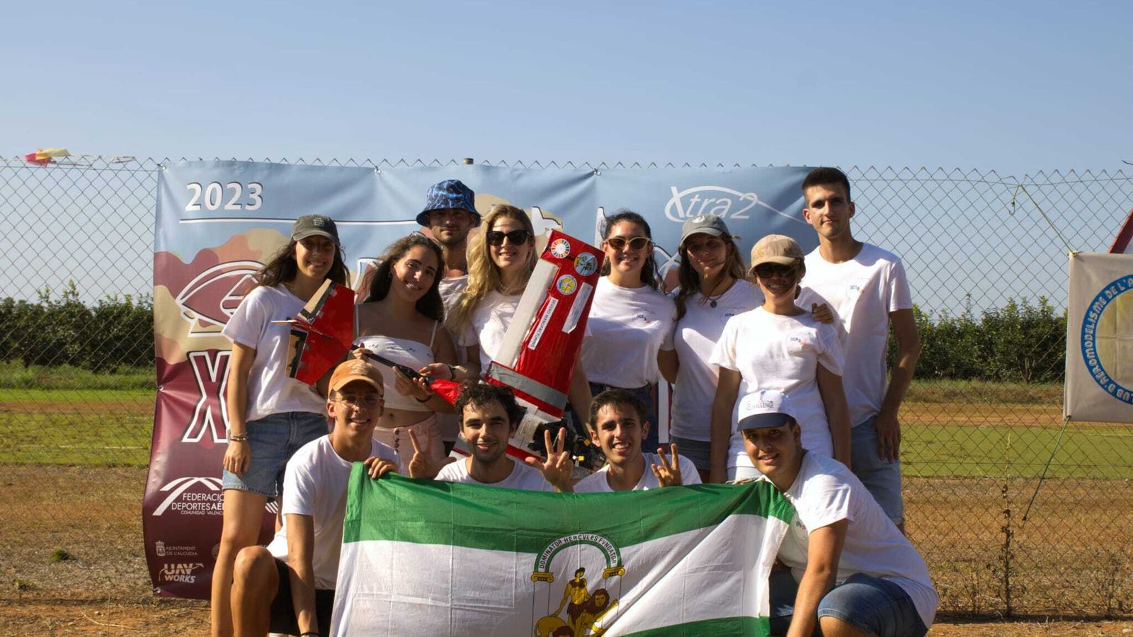 Miembros del equipo UCA&Air en Valencia.