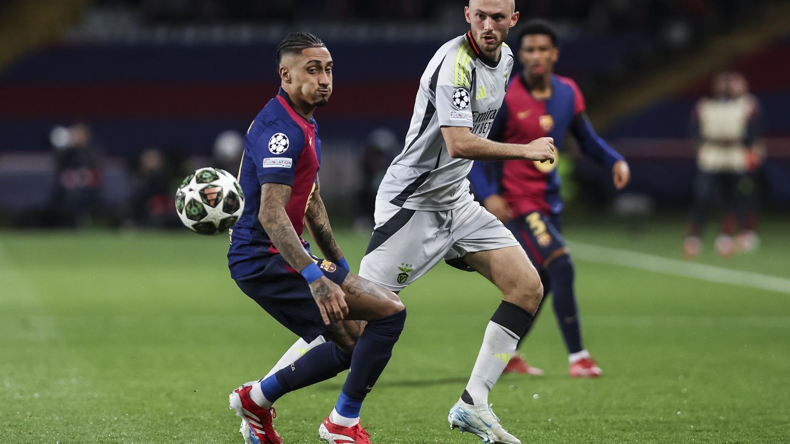 Las fotos del Barcelona-Benfica