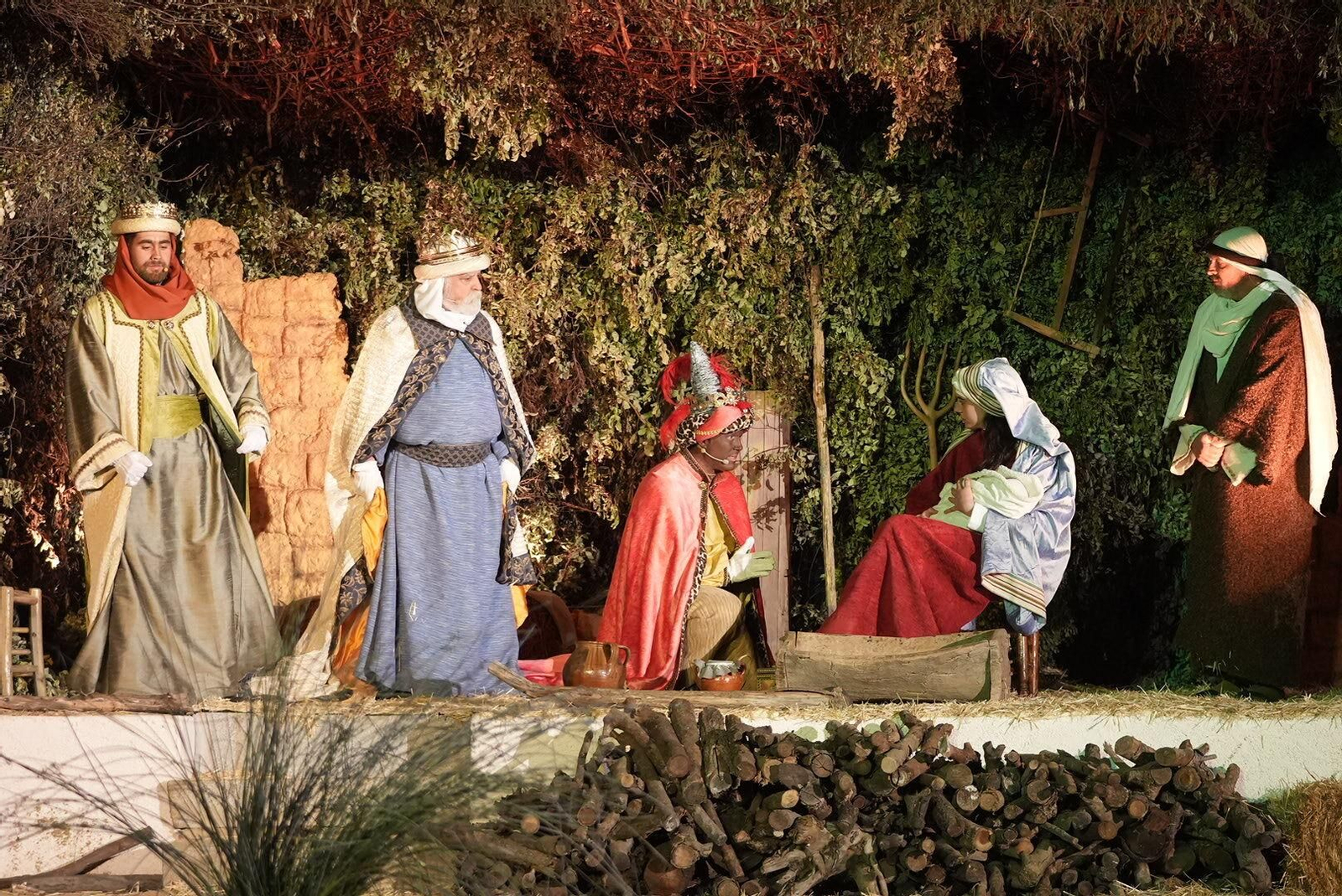 La representación en Alcaracejos de 'Los coloquios de la infancia de Jesús', en fotografías