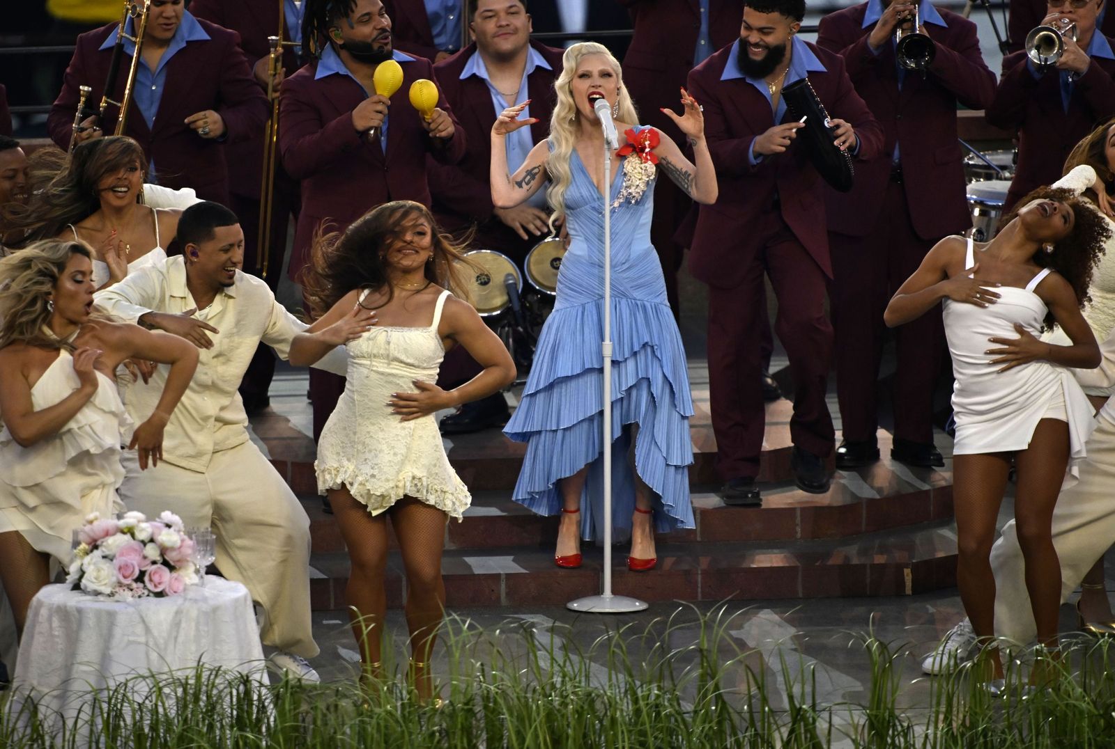 Las mejores fotos de la Super Bowl con la actuación de Bad Bunny