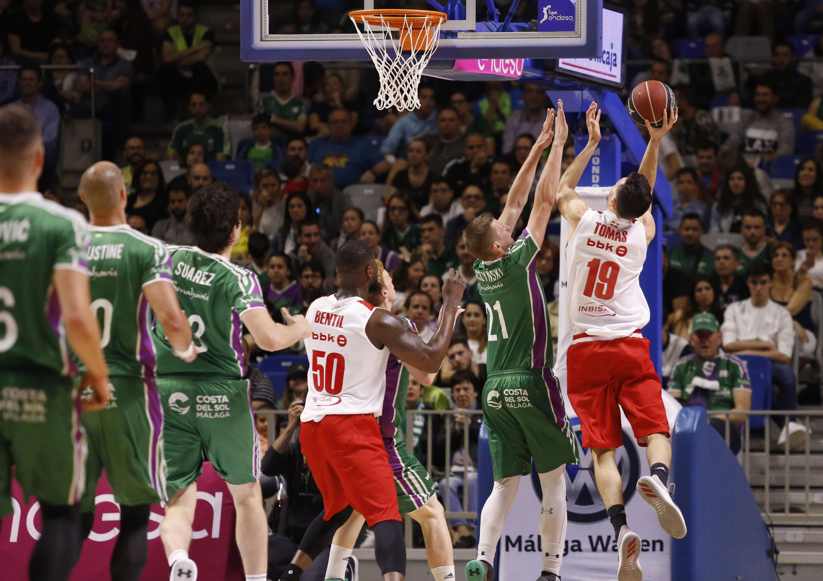 Los cinco años de Adam Waczynski en el Unicaja, en fotos