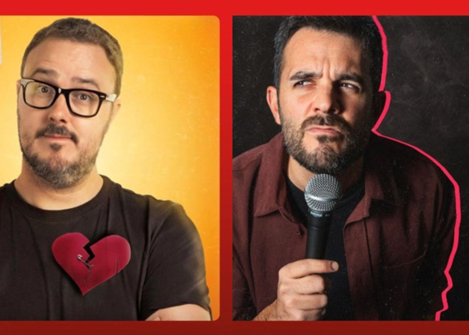 Los cómicos Diego Arjona y Edén Serrano