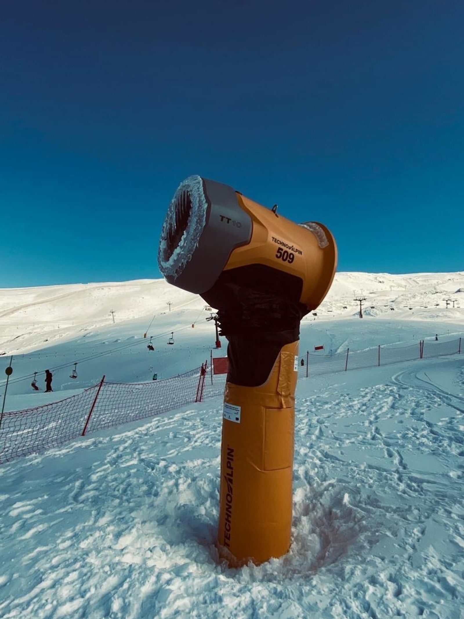 Cañón TT10 de producción de nieve, de última generación