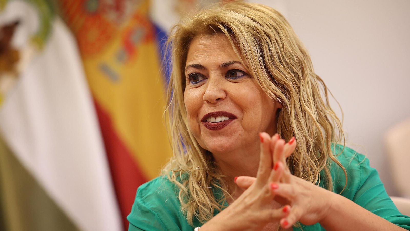 Mamen Sánchez (PSOE) durante una entrevista a Diario de Jerez en julio.