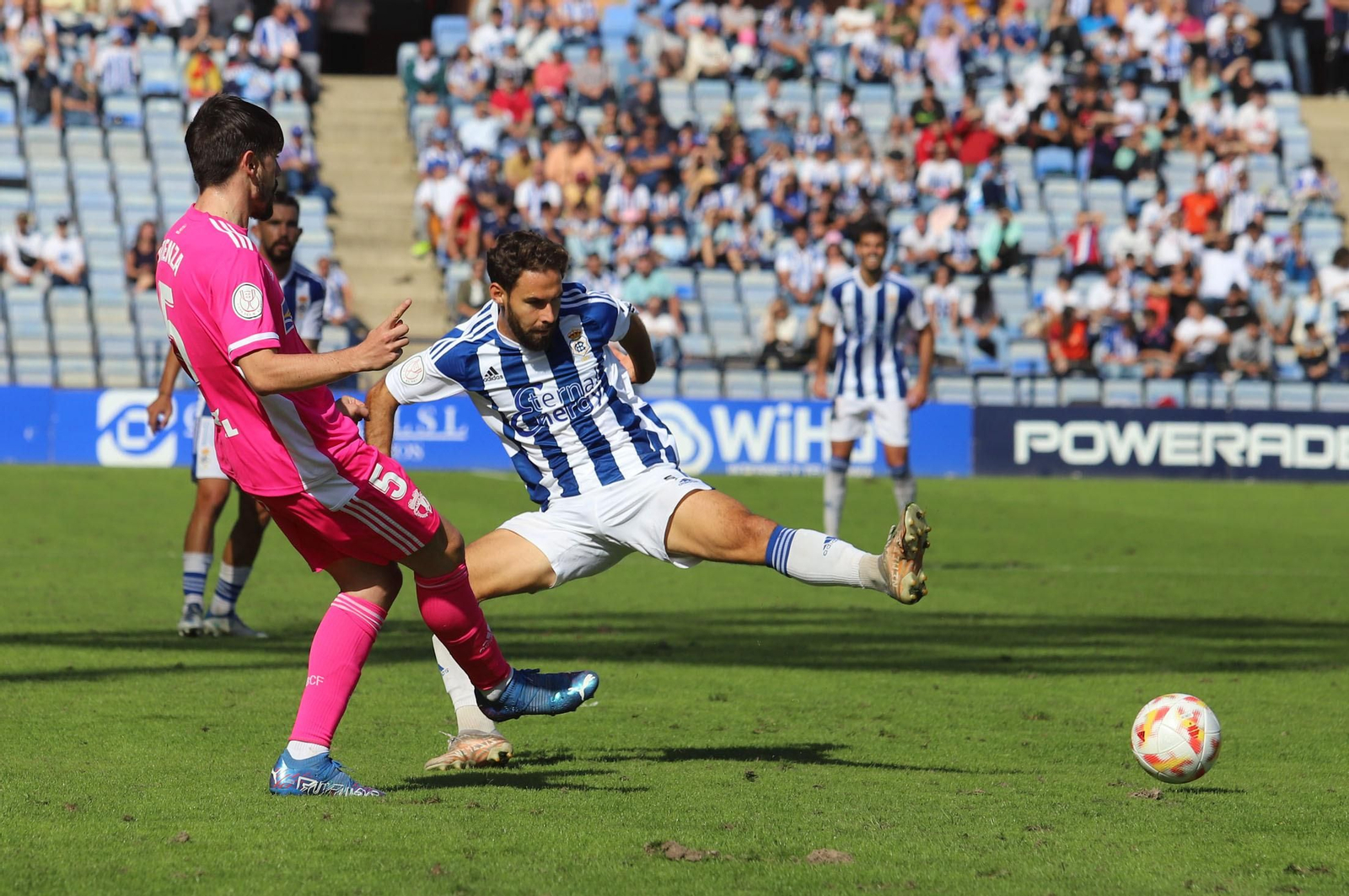 Las mejores imágenes del Recreativo de Huelva-Burgos, partido de eliminatoria de la Copa del Rey