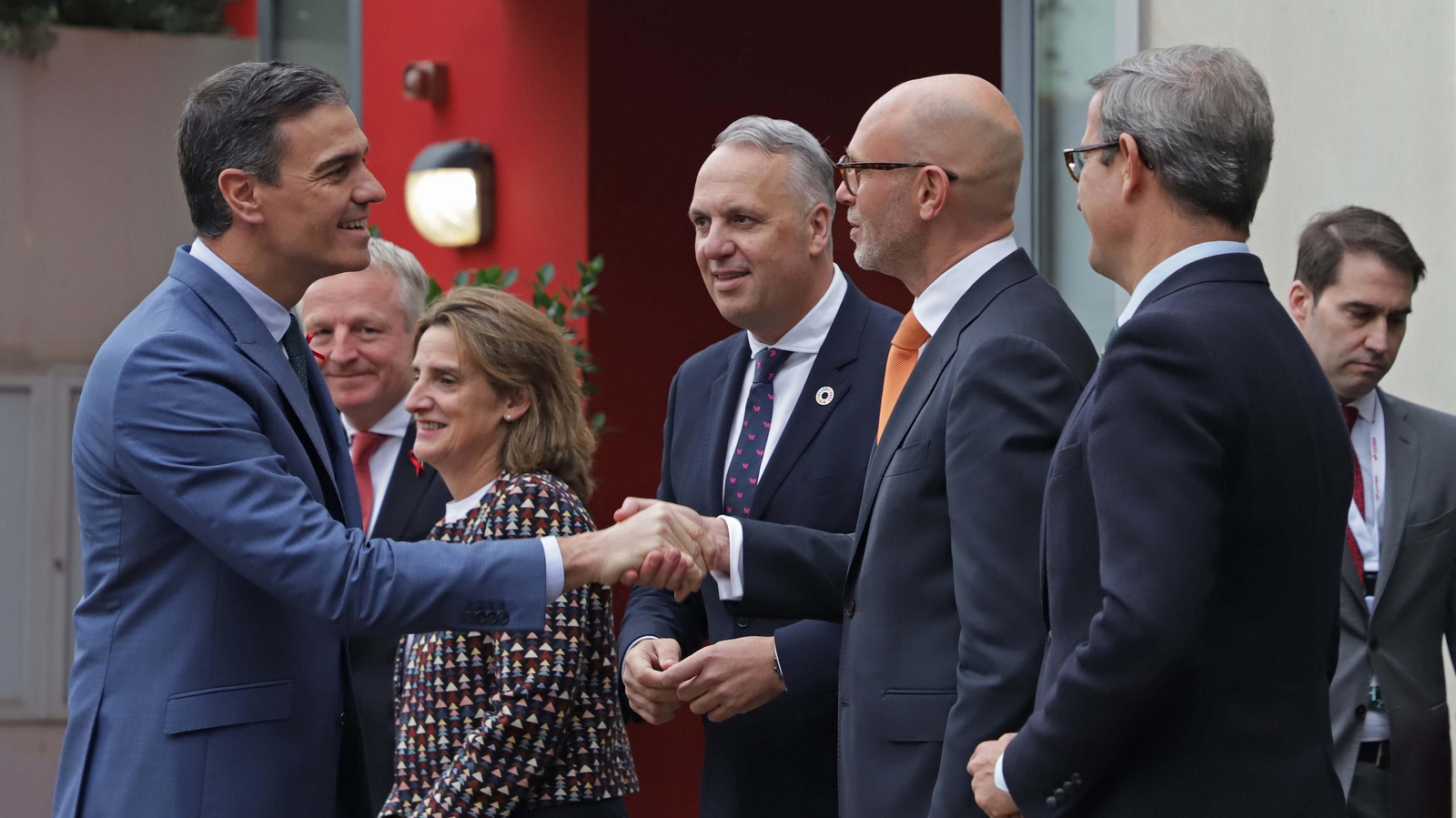 Fotos de la presentación del proyecto Valle andaluz de hidrógeno verde de Cepsa
