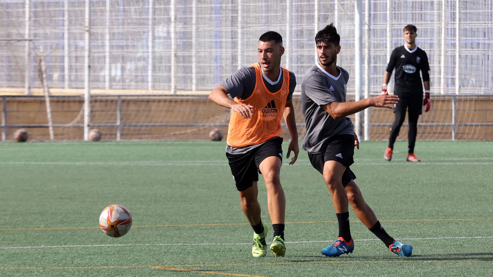 Entrenamiento del Xerez CD en la Granja