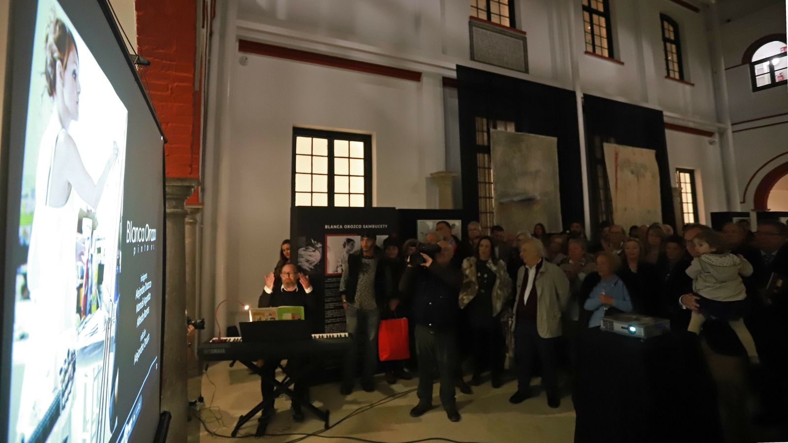 Inauguración de la exposición de Blanca Orozco en el museo municipal  de Algeciras