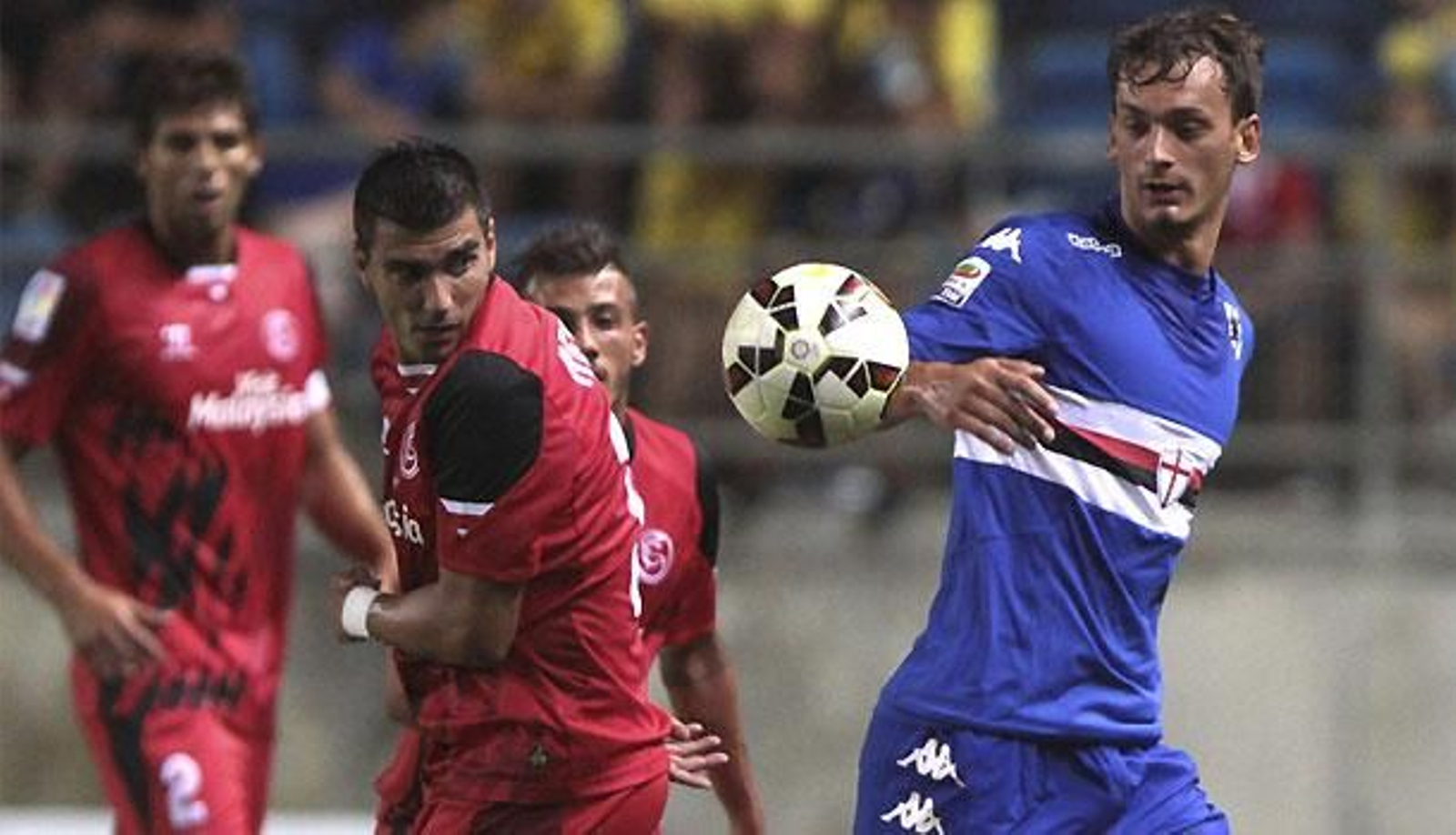 El Sevilla cae ante la Sampdoria en el Carranza (0-2)