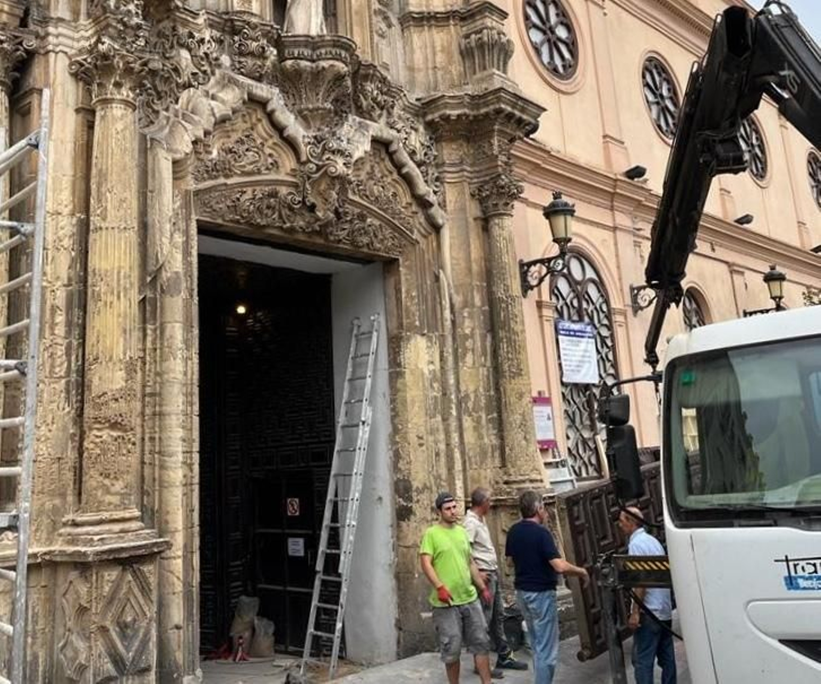 Obras en San Antonio