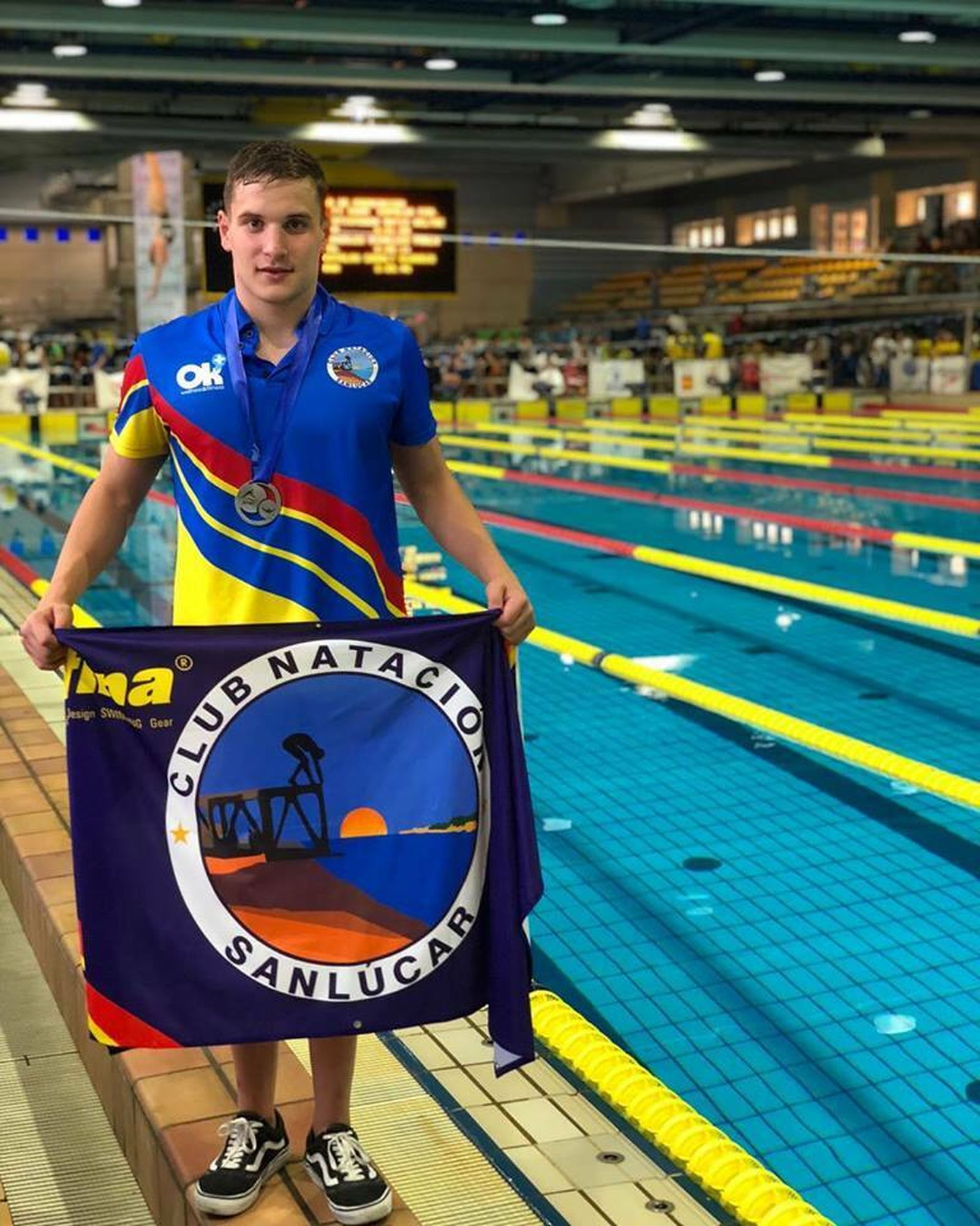 El sanluqueño Estéfano González, uno de los dos medallistas gaditanos.