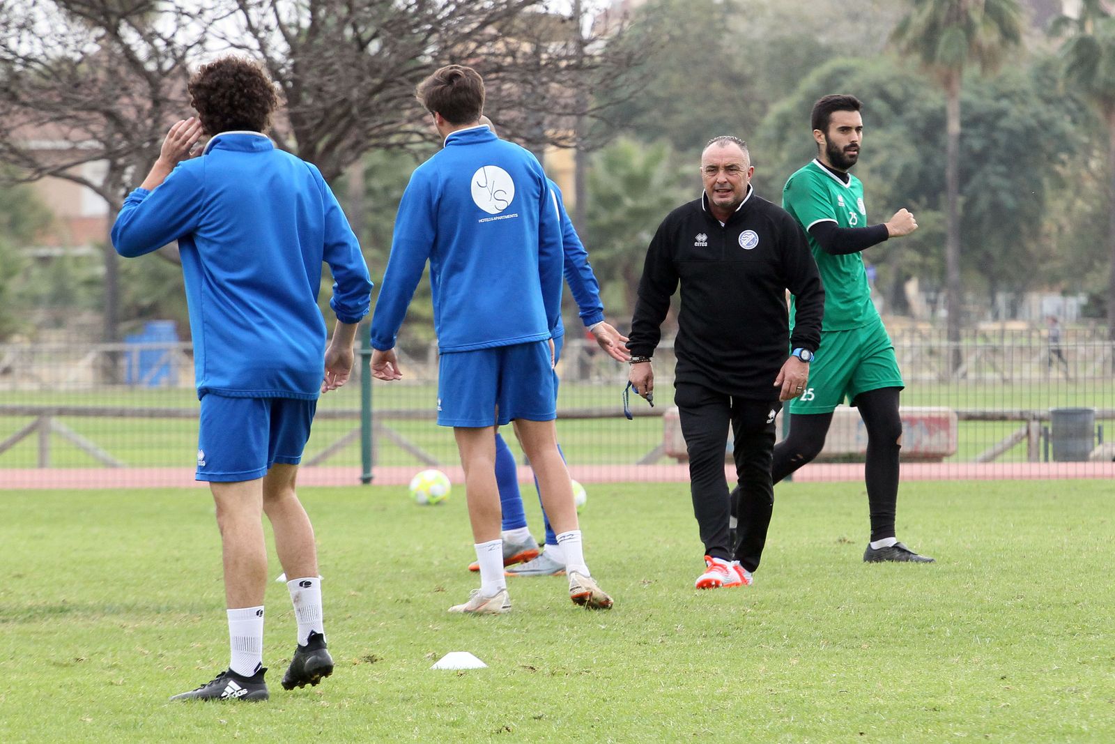 Primer entrenamiento de Josu Uribe con el Xerez DFC