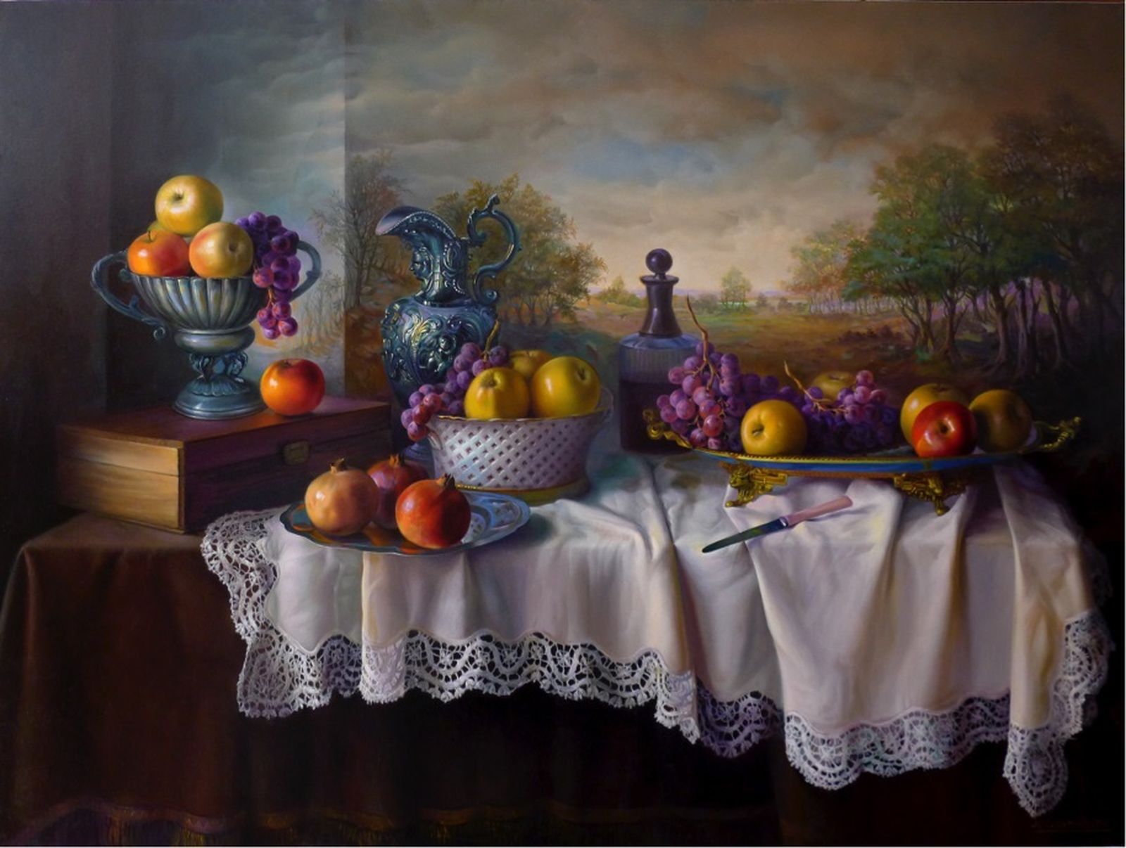 Uno de los cuadros de Fernando González Camacho.