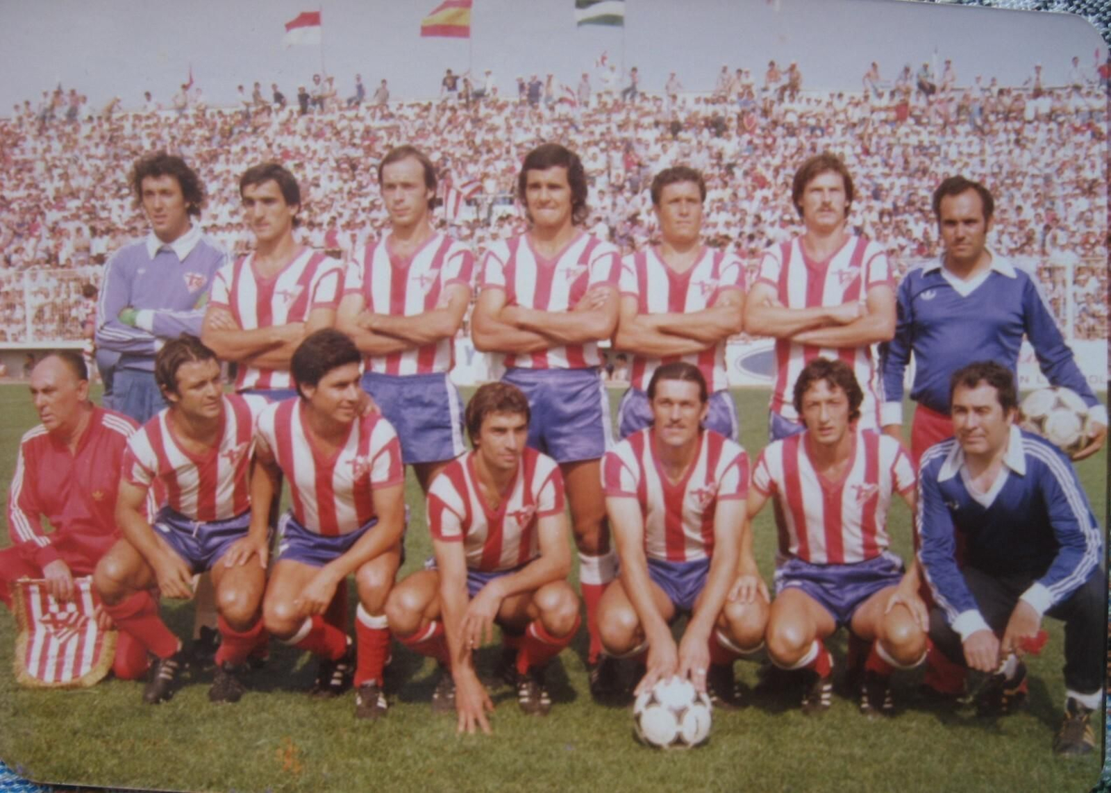 Alineación de la AD el día del ascenso ante el Castellón.