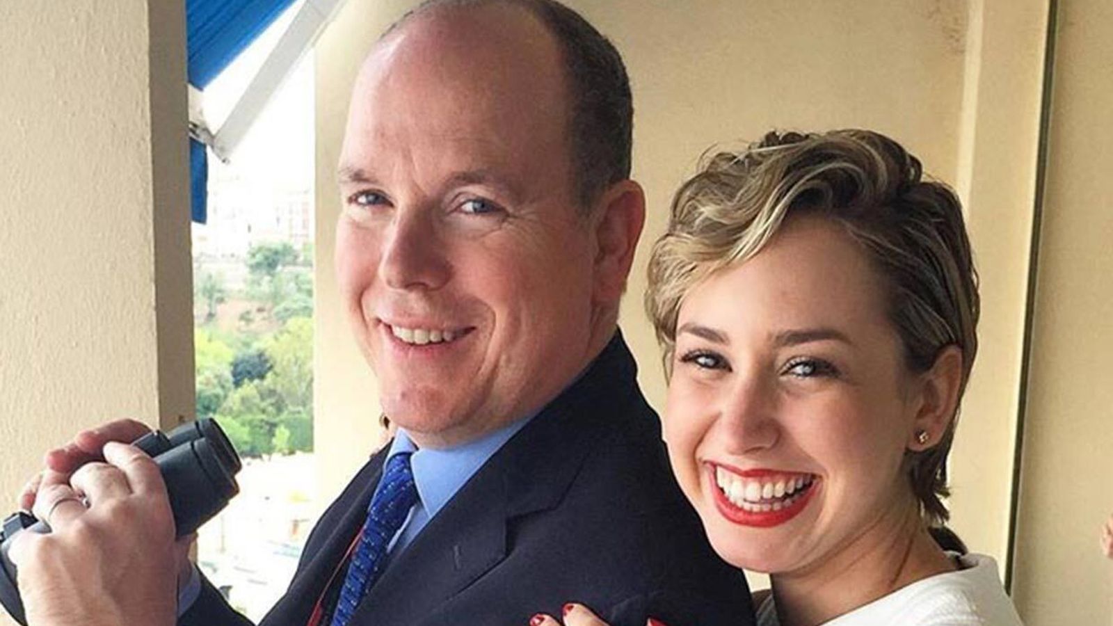 El soberano monegasco con Jazmin Grace, su hija extramatrimonial.