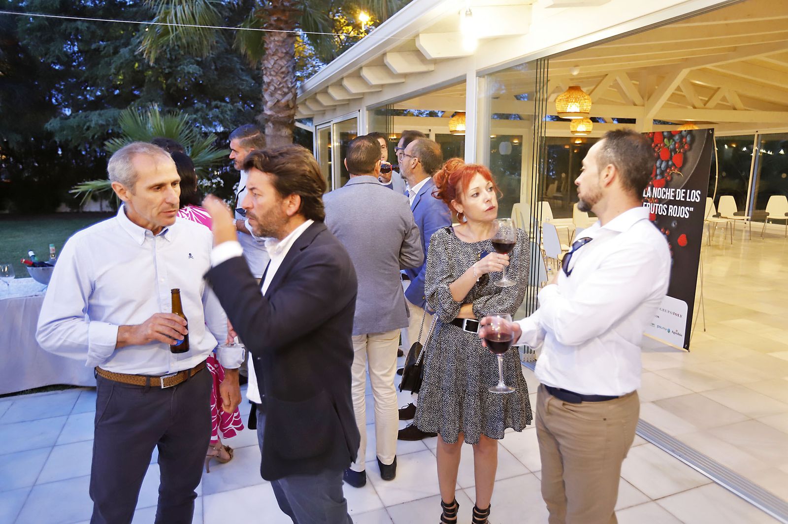 Imágenes de la recepción en la "Noche de los Frutos Rojos"