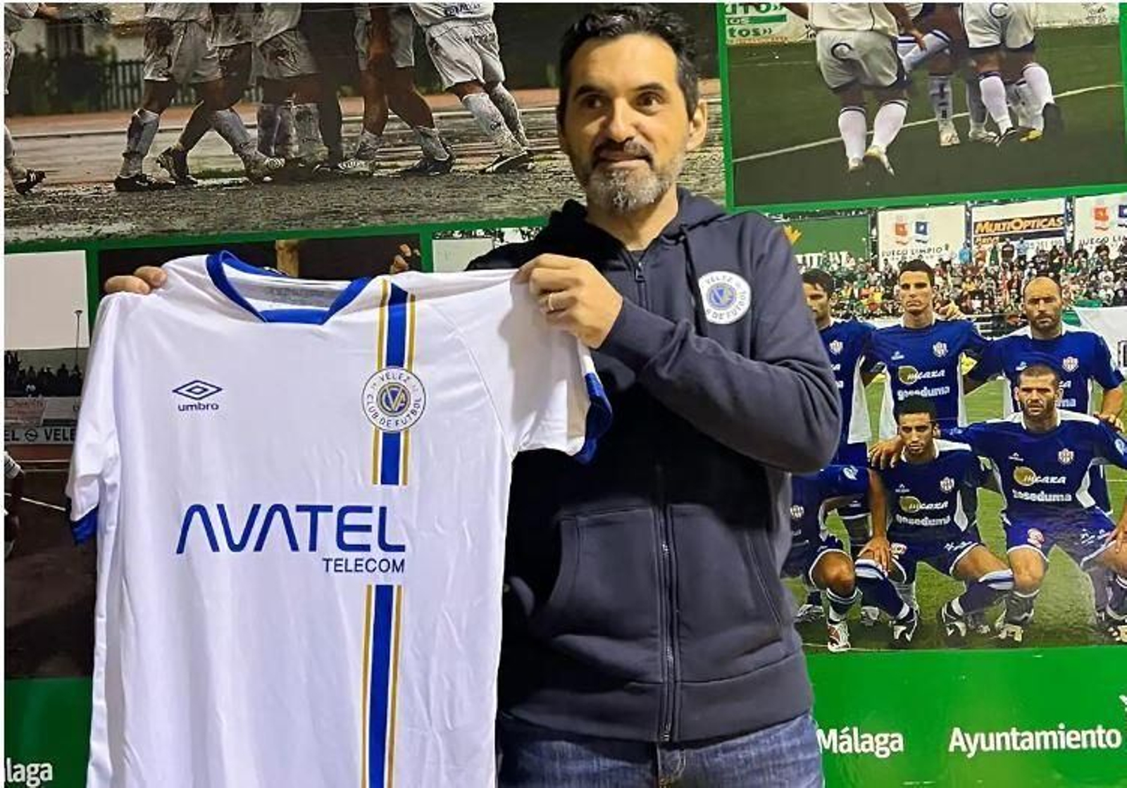 Pablo Sebastián Nilo en su presentación como propietario del Vélez