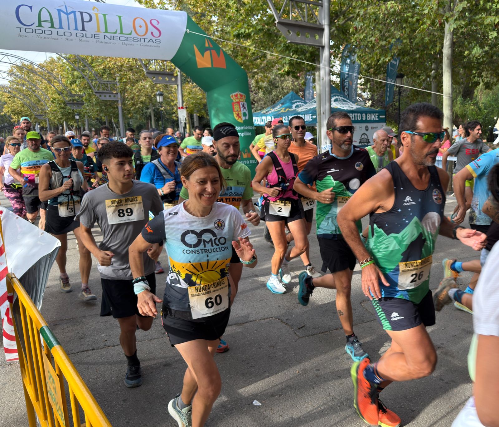 1.200 personas en la 'VIII Quedada Solidaria contra el Cáncer' en Campillos