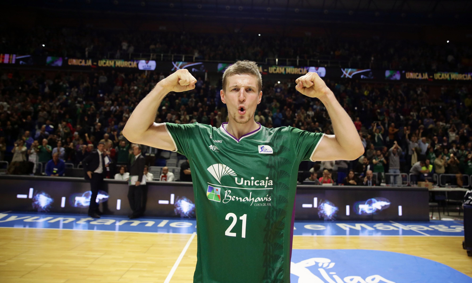 Los cinco años de Adam Waczynski en el Unicaja, en fotos