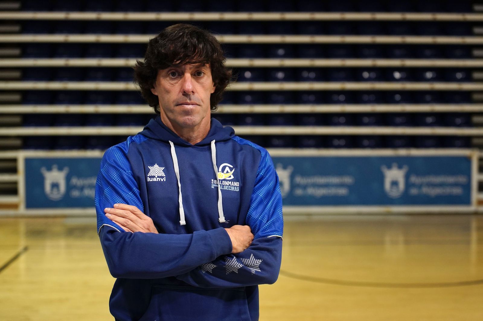 El entrenador del Ciudad de Algeciras, Iñaki Pérez