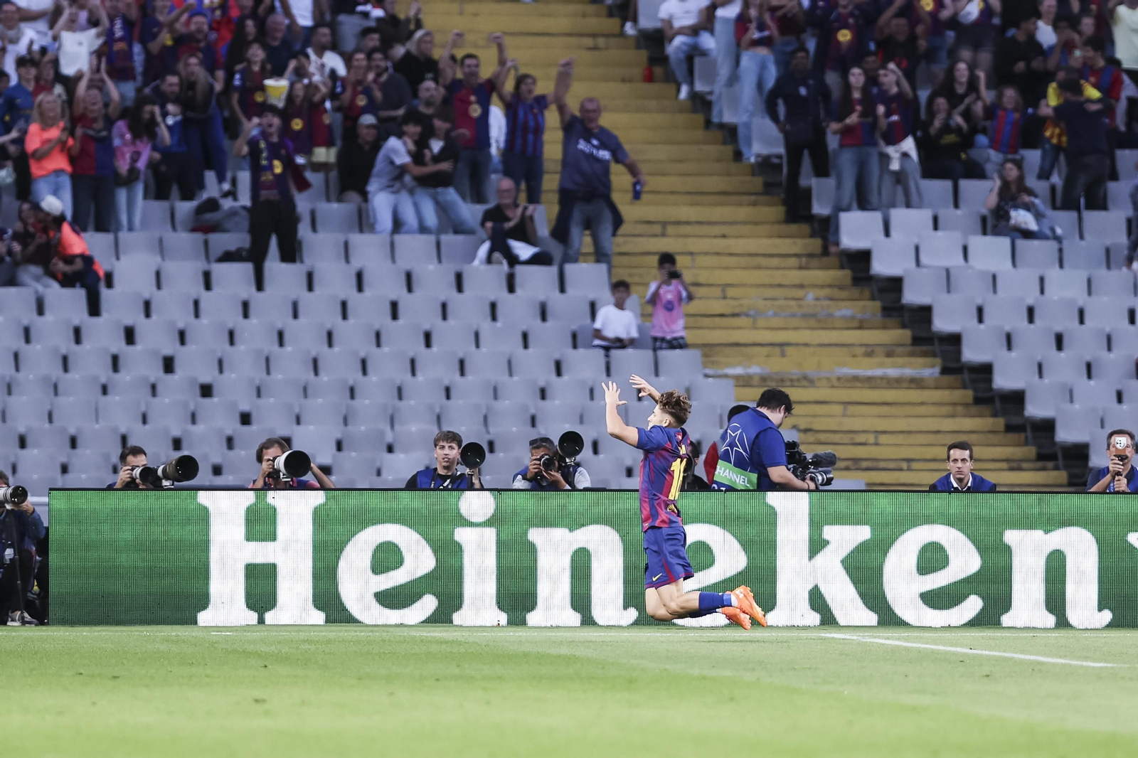 Las fotos del Barcelona-Olympiacos