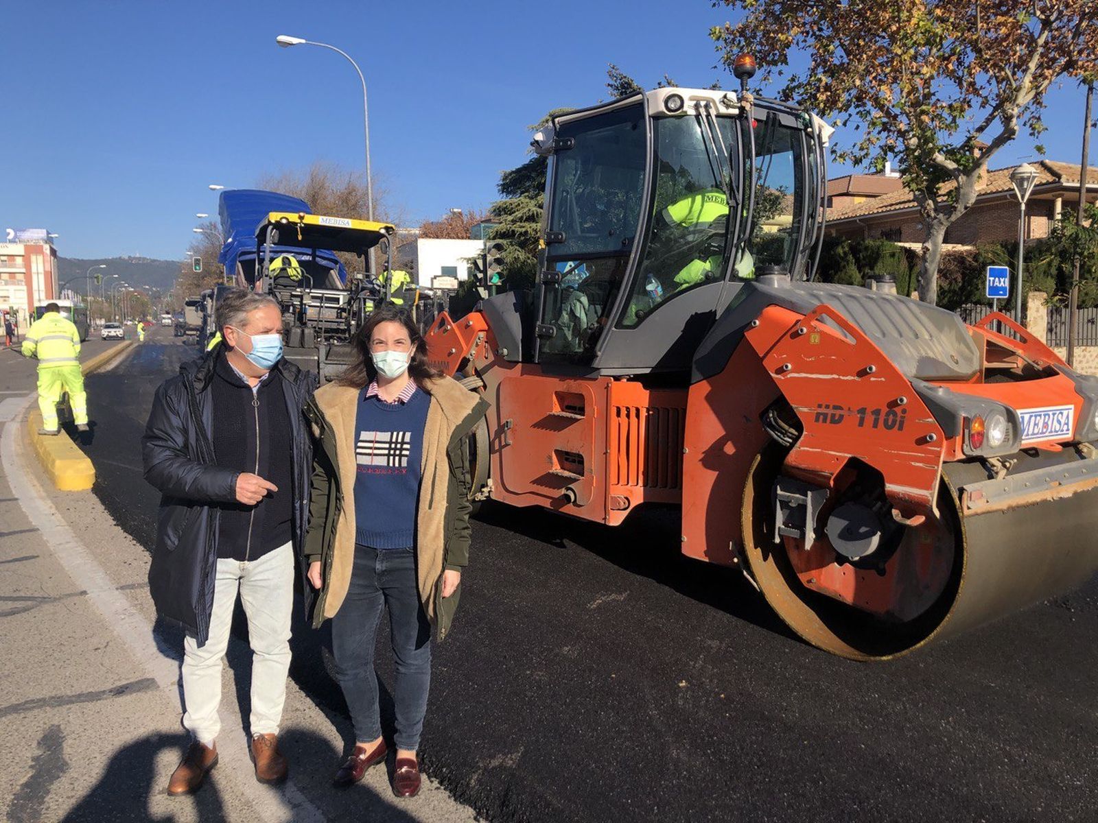 Cristina Casanova y Salvador Fuentes en la Av. del Brillante