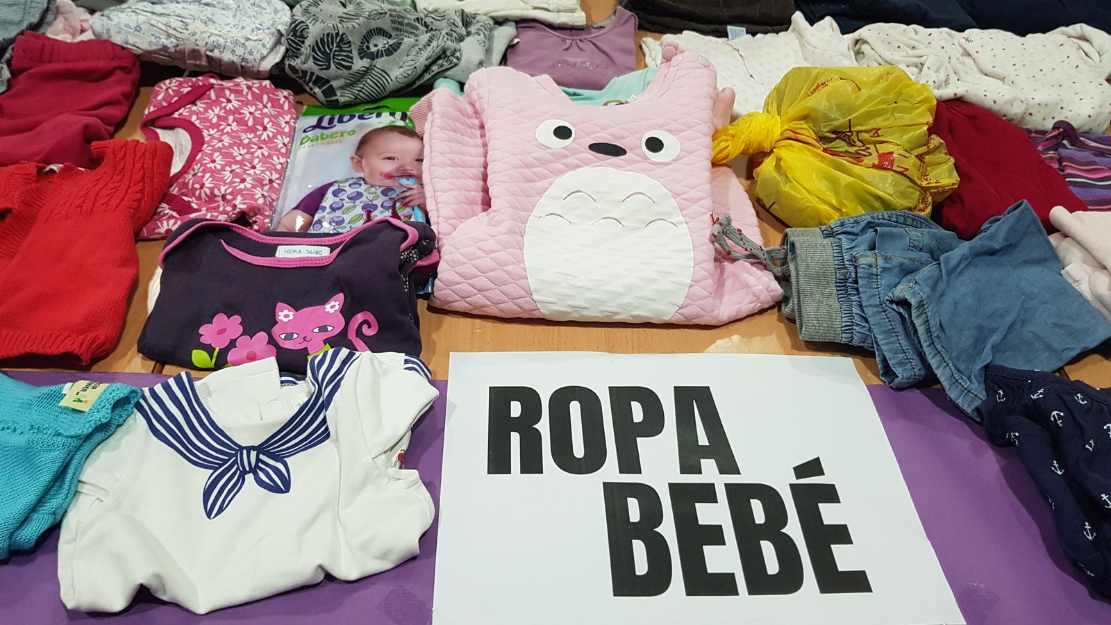 Prendas de la recogida de ropa.