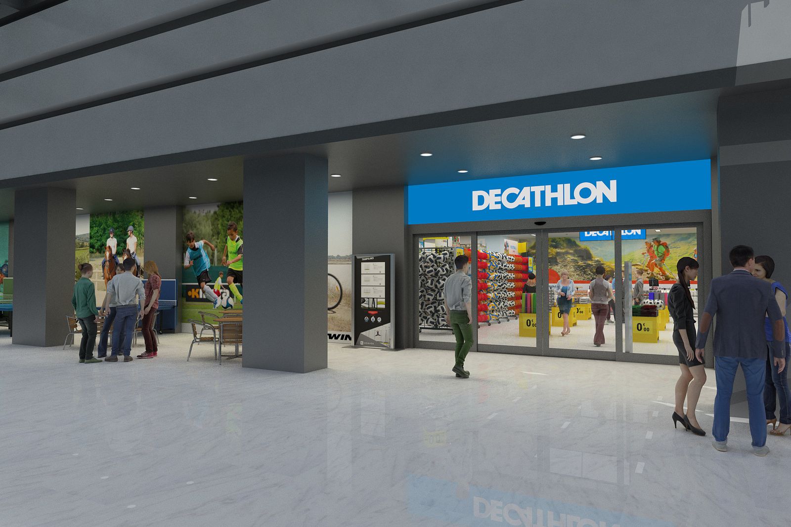 La nueva tienda de Decathlon en el Pasaje de Villasís.