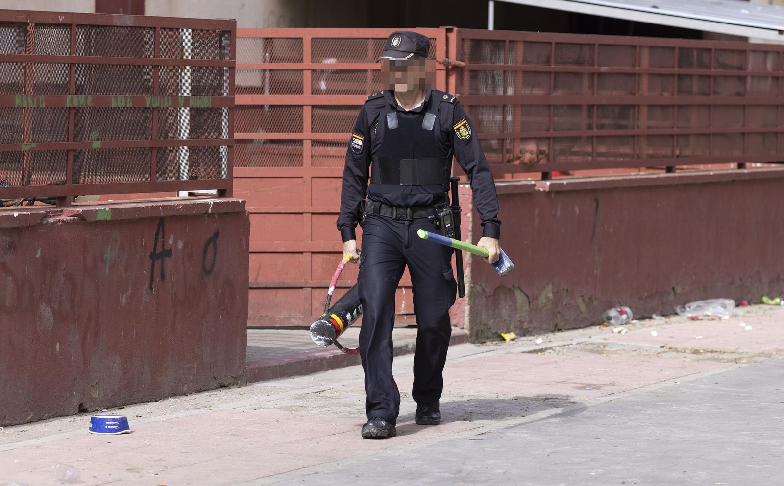 Batida contra la marihuana en el Polígono Norte, todas las fotos