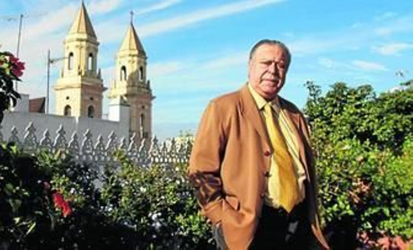 Fernando Delgado Lallemand posa en la azotea de su casa en una entrevista que concedió a este periódico hace dos años.