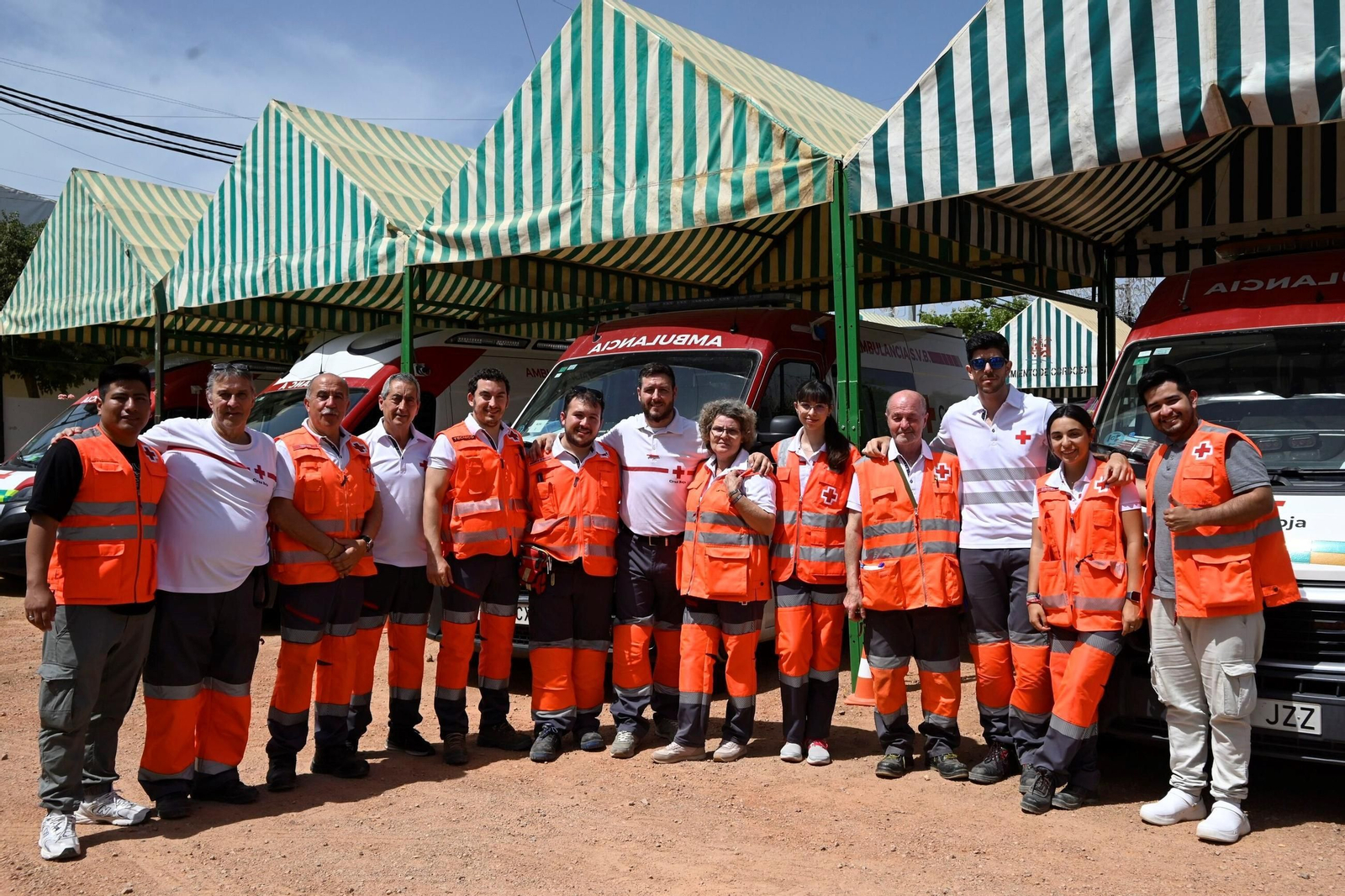 Las imágenes del dispositivo sanitario de Cruz Roja en la Feria de Córdoba Las imágenes del dispositivo sanitario de Cruz Roja en la Feria de Córdoba