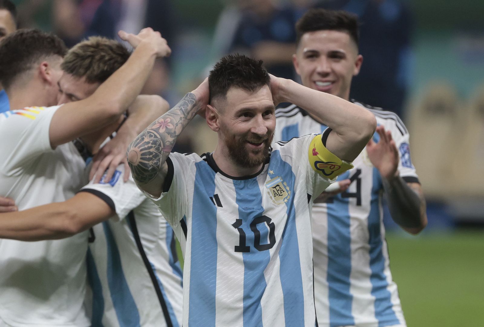 Las fotos de Messi contra Croacia