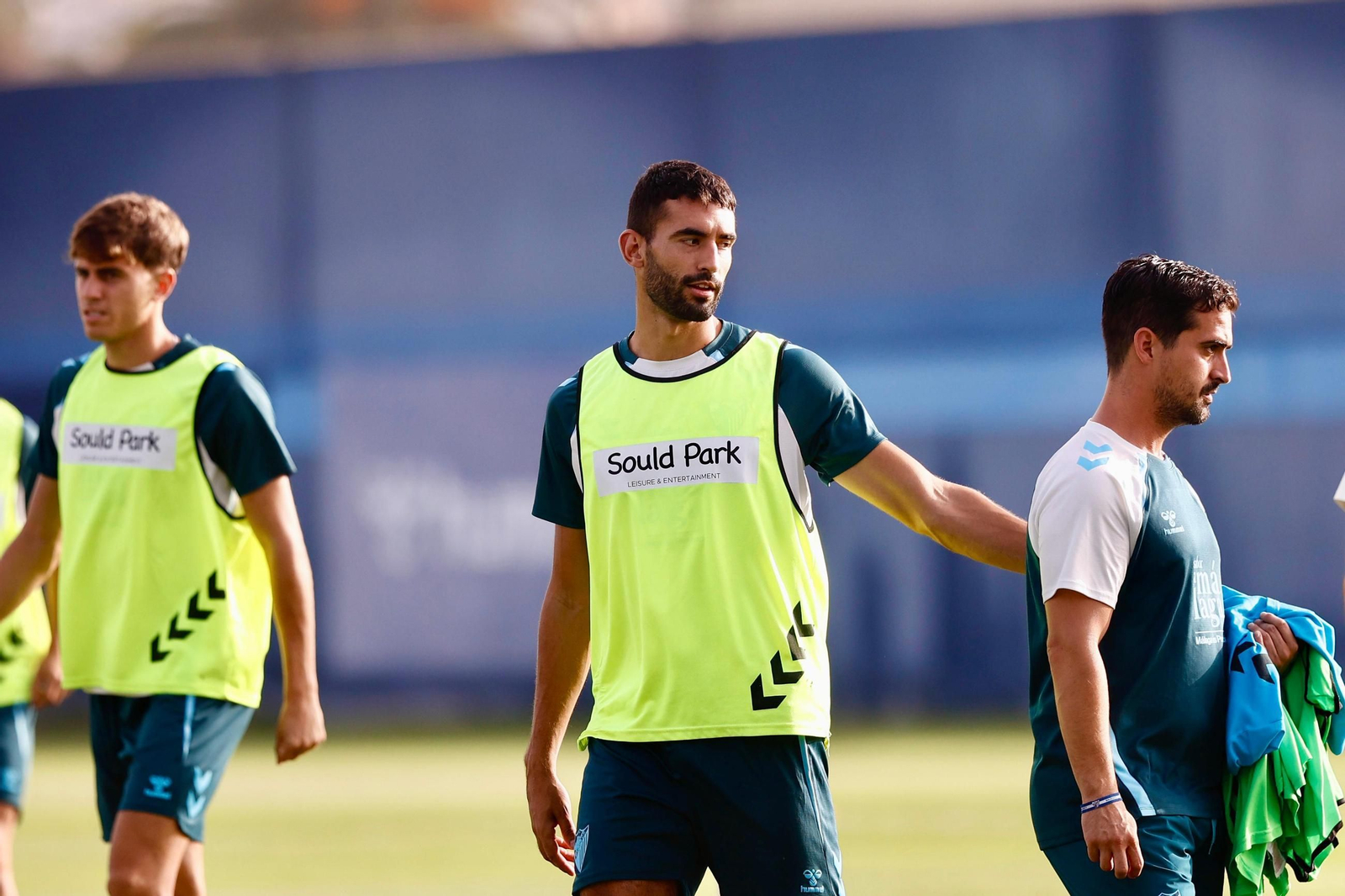 Haitam Abaida, "el mejor fichaje del Málaga", se entrena con el grupo